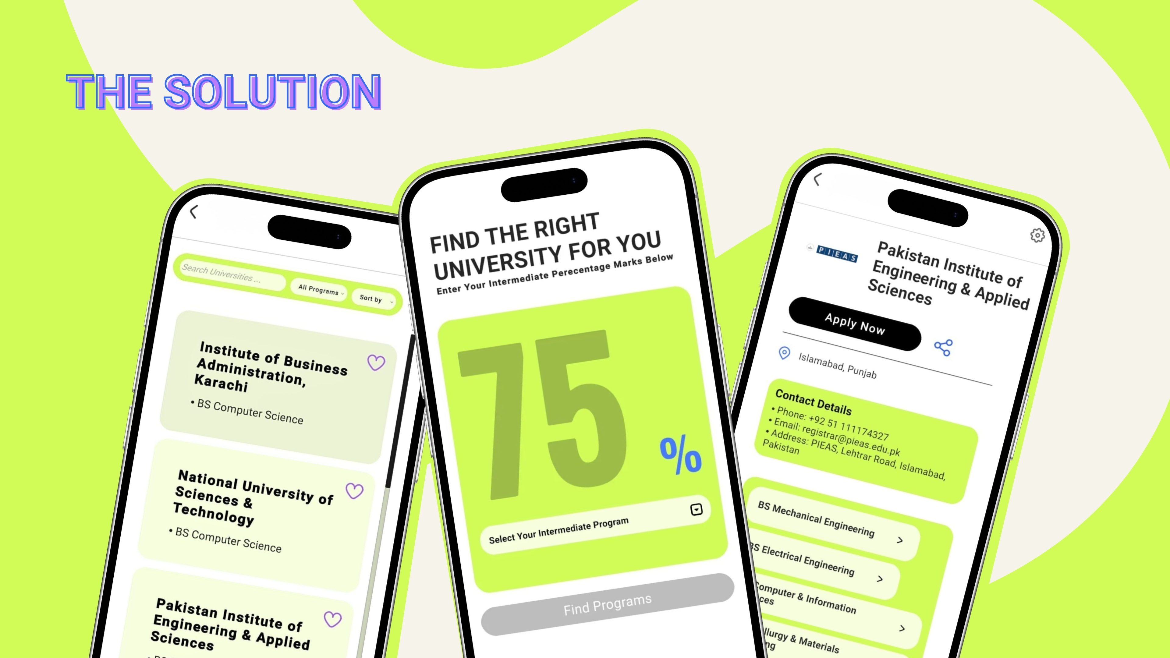 Example of App UI/UX