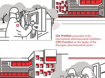 Showroom Design banner graphic design illustration illustrator medical pharmacy illustration print vector