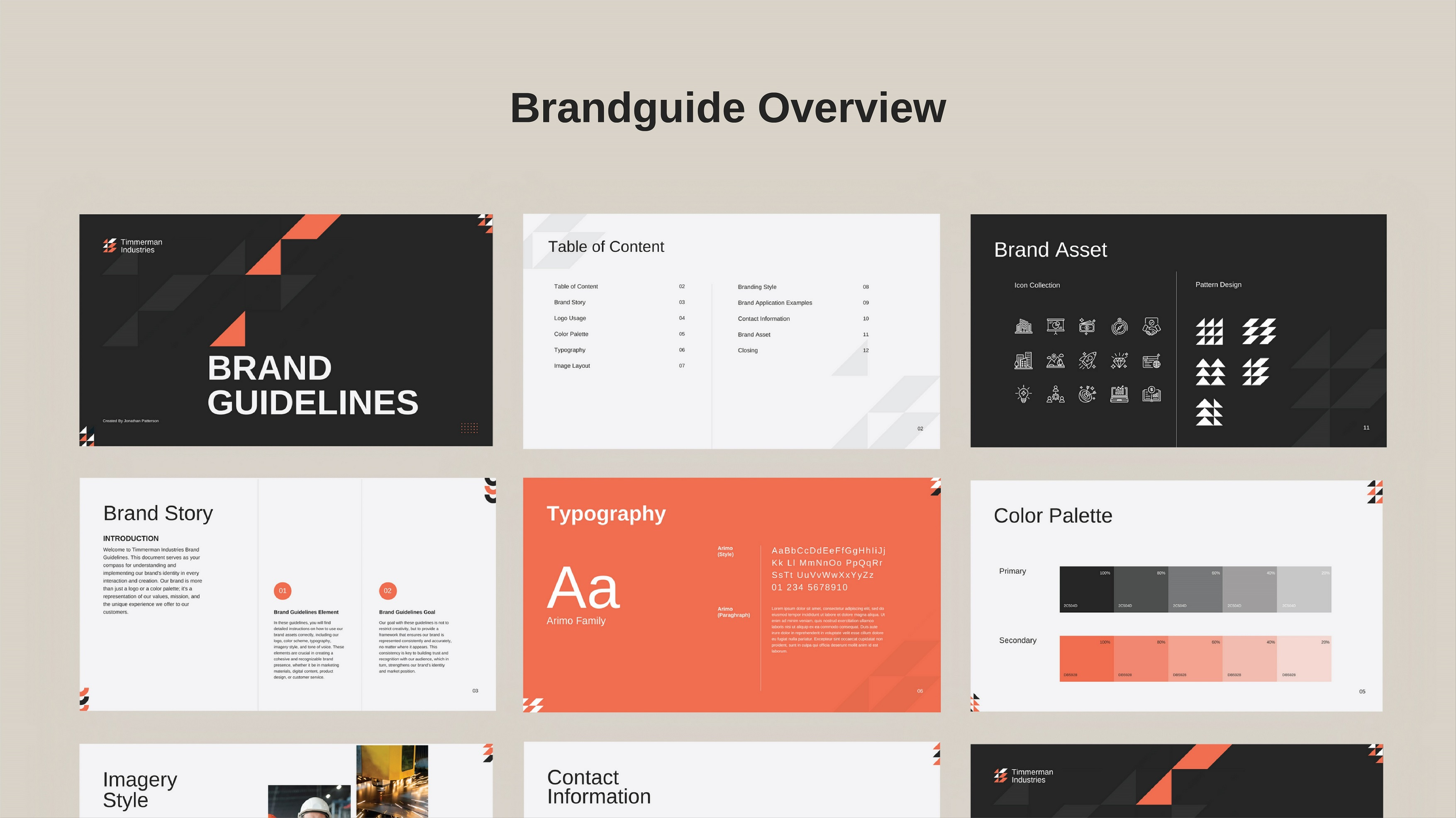 Example of Brand Identity & Guidelines Design 