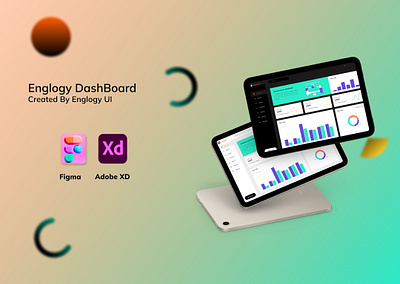 Englogy Dash Board 3d admin admin dasboard dashboard design figma mockup ui uiux user interface ux