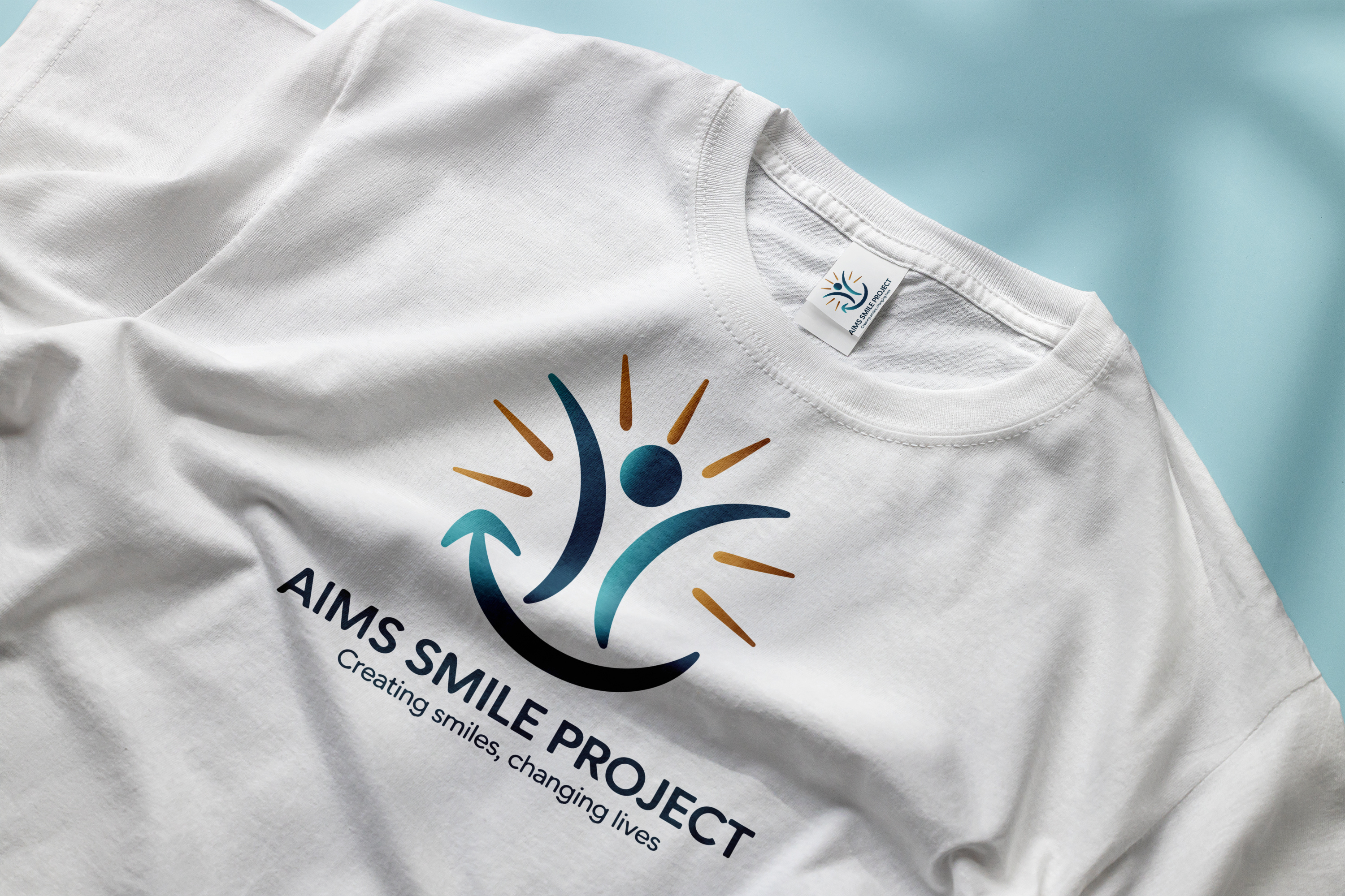 AIMS Smile Project – Hope & Humanity Logo Design animation branding design gradient logo graphic design illustration logo logo design logos minimal logo minimalist logo modern logo modernlogo motion graphics