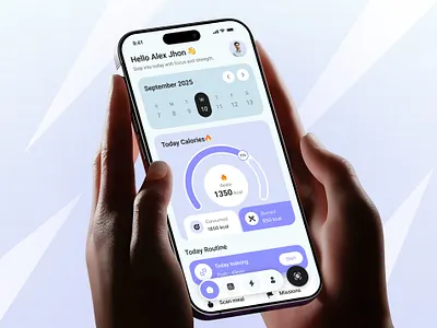 Calorie & Workout Tracker App app designer apple app body metrics calorie intelligence daily tracker discover fitness app gym app health app health visualization ios designer mobile mobile designer mvp mvp app popular progressive design training app workout app