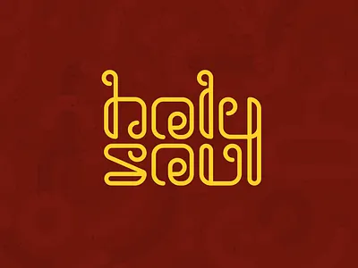 Wordmark #Holy Soul logo wordmark