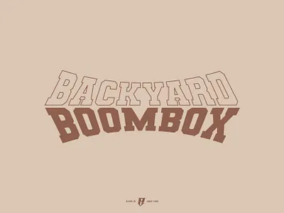 backyard boombox brand identity branding clothing brand clothing brand logo design graphic design gymwear logo logo design logo designer merchandise merchandise design modern sports brand streetwear streetwear logo t shirt t shirt design urban