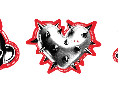 Stickers 3d graphic design logo ui