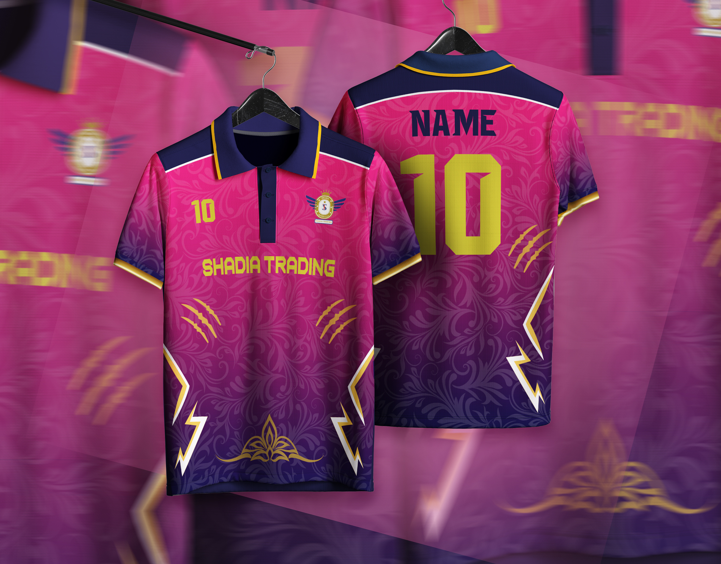Example of Custom Sports & Esports Jersey Design
