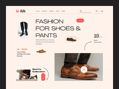 Fashion eCommerce Web Design cloth website clothes website ecommerce ecommerce website fashion ecommerce fashion website online store website shoes website shopping website ui ux web page website website design