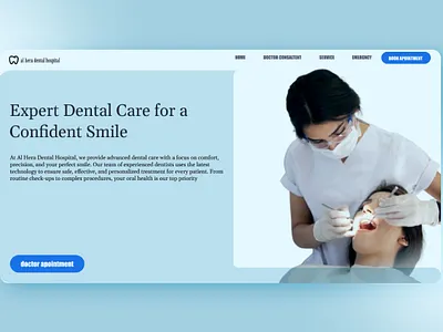 website design for dental hospital or privet hospital branding dental design dental hospital website redesign dentist design graphic design hospital website redesign privet hospital website design ui