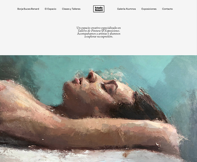 Estudio Renard — Art Studio Website contra framer framer expert framer website ui uiux ux web web design web dev web development website