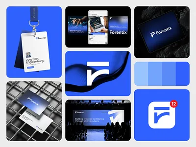 Forentix™ - Logo & Branding Design for Startup 3d ai logo artificial intelligence brandguidelines branding business logo creative logo design f logo forecasting branding project graphic design logo logotype modern logo startup logo teach logo trading logo web design