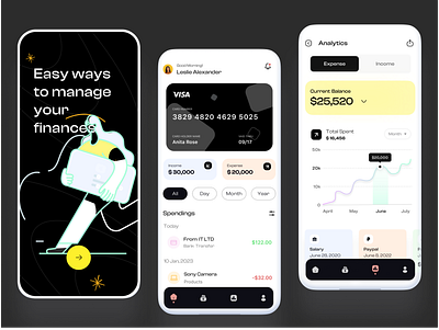 Money Management App app app ui banking app branding design digital banking figma design financial app fintac app ios app mobile app money management app money transfer app product design transaction ui ui trends uiux ux wallet app