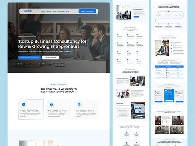 Startup Business Consultancy Website UI Design businesswebsite cleanui design figmadesign landingpage modernweb productdesign saasdesign startupwebsite ui ui design uidesign ux design uxdesign vbconsultancywebsite webdesign website deisgn websiteui
