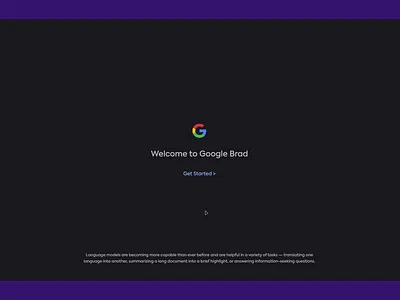 Brad — A Futuristic AI-Powered Information Assistant ai chatgpt ecommerce google nft openai product design