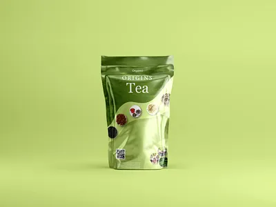 Organic Origins Tea — Packaging Design branding clean design creative packaging eco friendly packaging food packaging green tea herbal tea label design minimal packaging modern packaging natural product nature inspired organic brand organic design packaging design pouch mockup product design tea branding tea packaging wellness branding