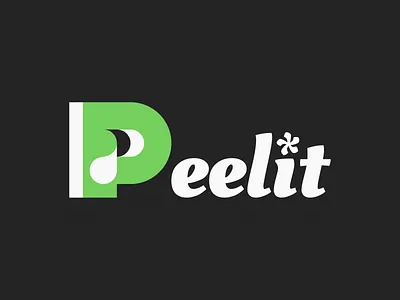 Peelit apple brand brand identity branding flower food fruit icon illustration letter logo logo design mark nature p peel peelit skin startup symbol