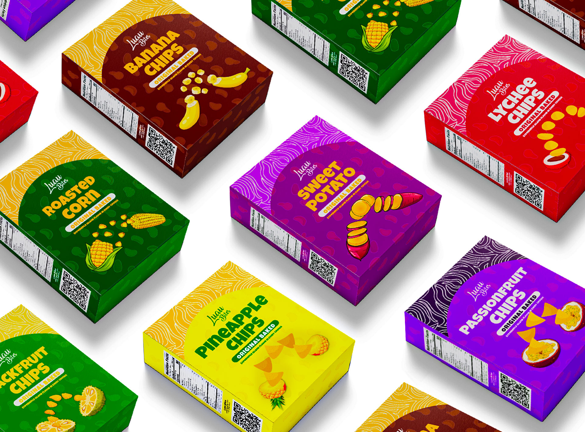 Tropical chips Box and packet packaging & label design attractive pouch box box design box label box label design box packaging box packaging design chips box design chips label chips label design chips packaging chips packaging design chips packet chips packet design food packaging label label design packaging packaging design product label