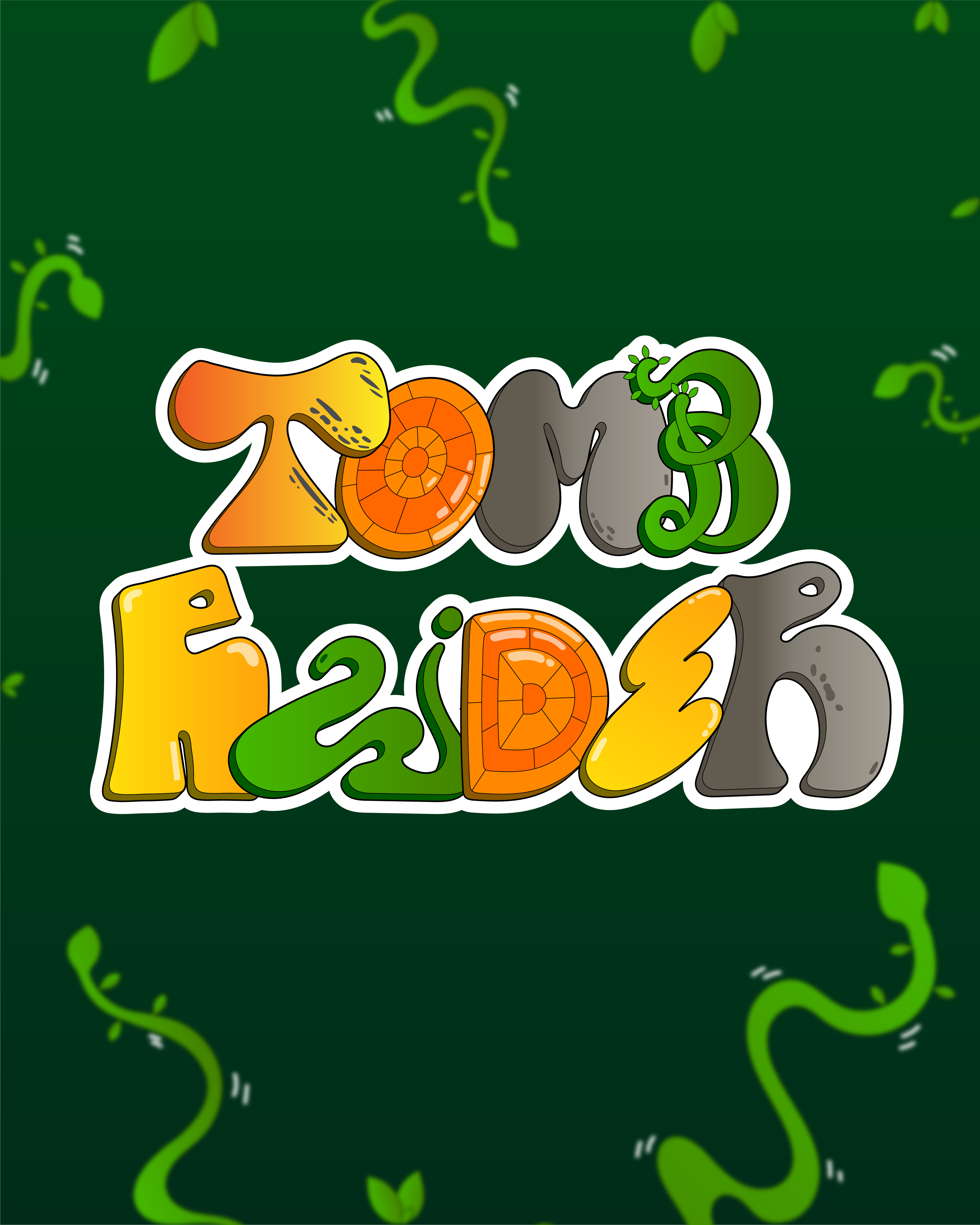 TOMB RAIDER | LETTERING 2d art design designer graphic design hand lettering illustration lara croft lettering lettering art lettering logo logo logo design tomb raider type type design typography video game