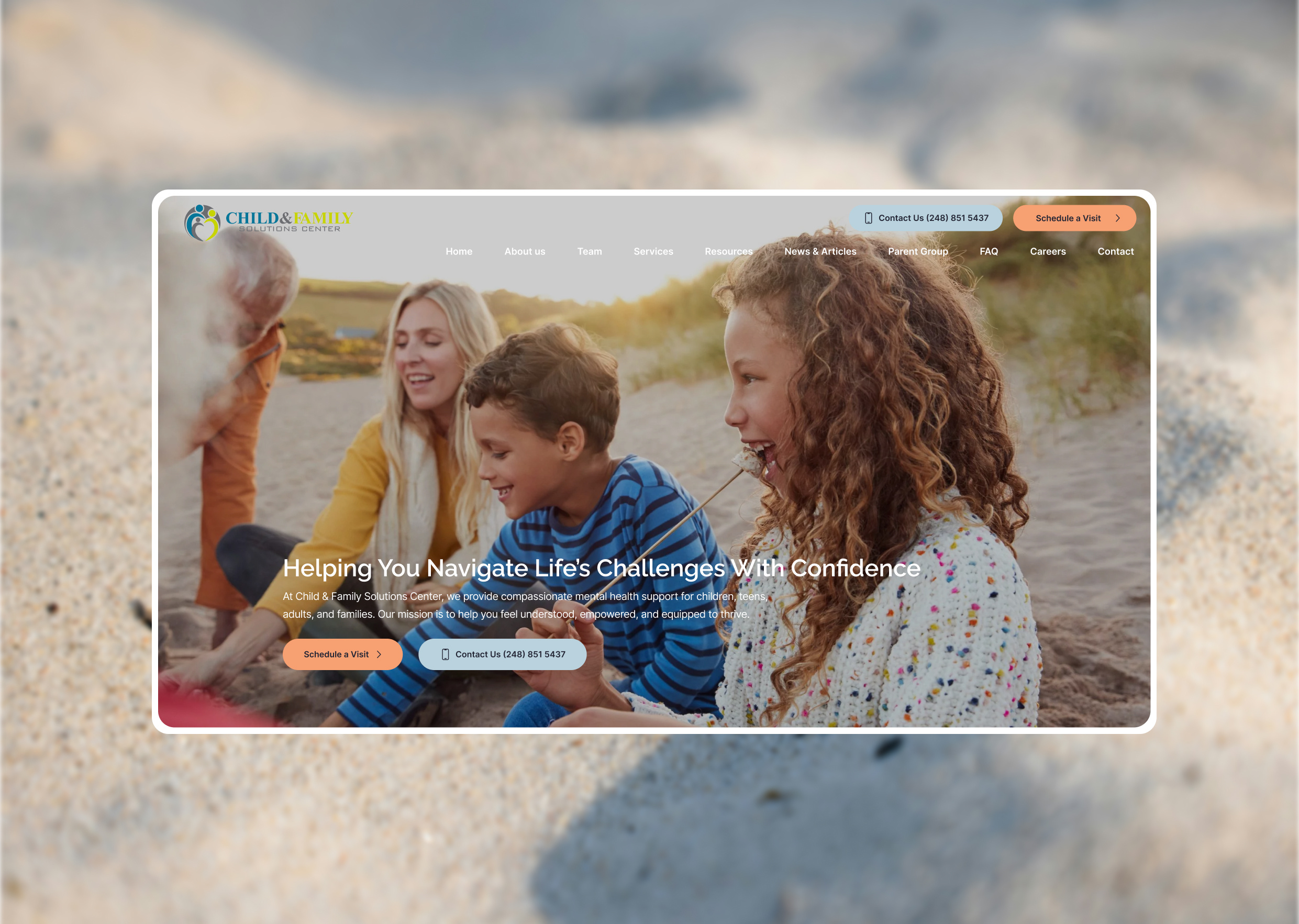 Mental health website redesign graphic design landingpage mentalhealth redesign typography ui uidesign uiux ux uxdesign