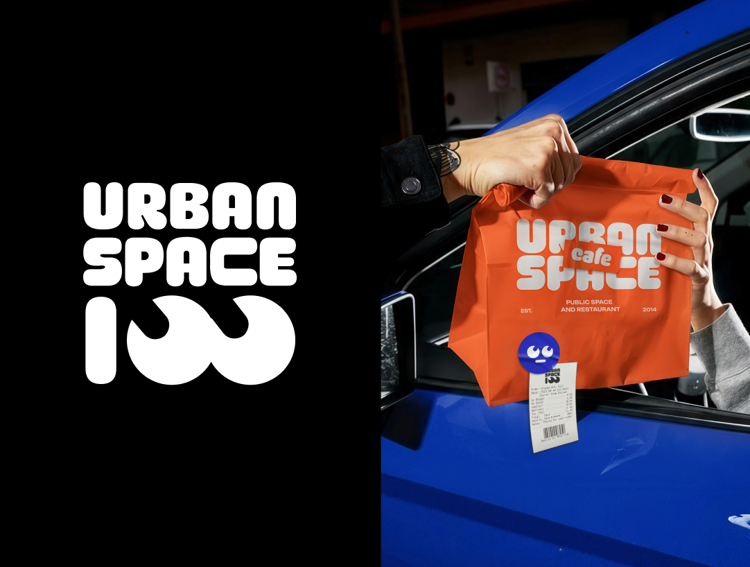 Urban Space 100 — Playful Rebranding branding design figma graphic design illustration logo typography ui