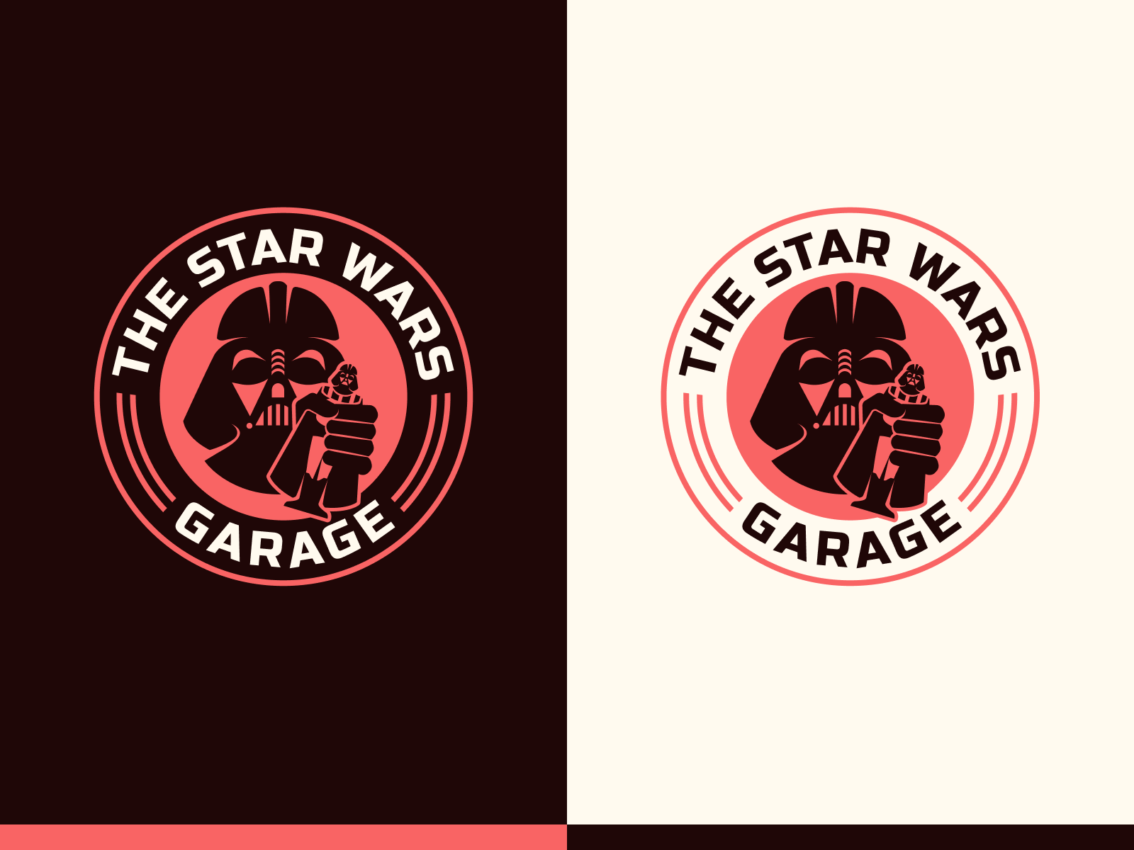 Example of Star Wars Garage Logo