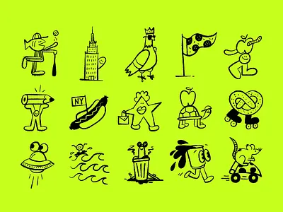 Marine Lane Brand Illustrations 🍎 art brandillustration character doodle drawing fun illustration sketch