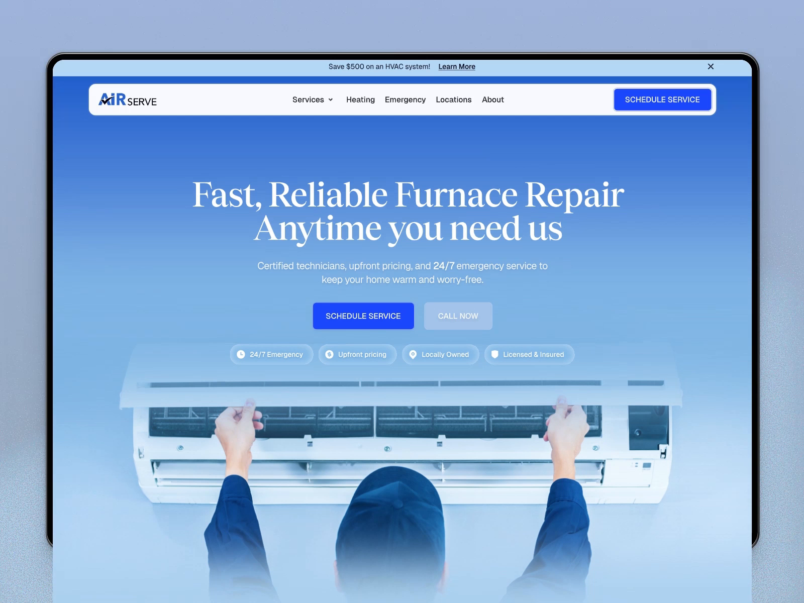 Example of High Converting Landing Page Design