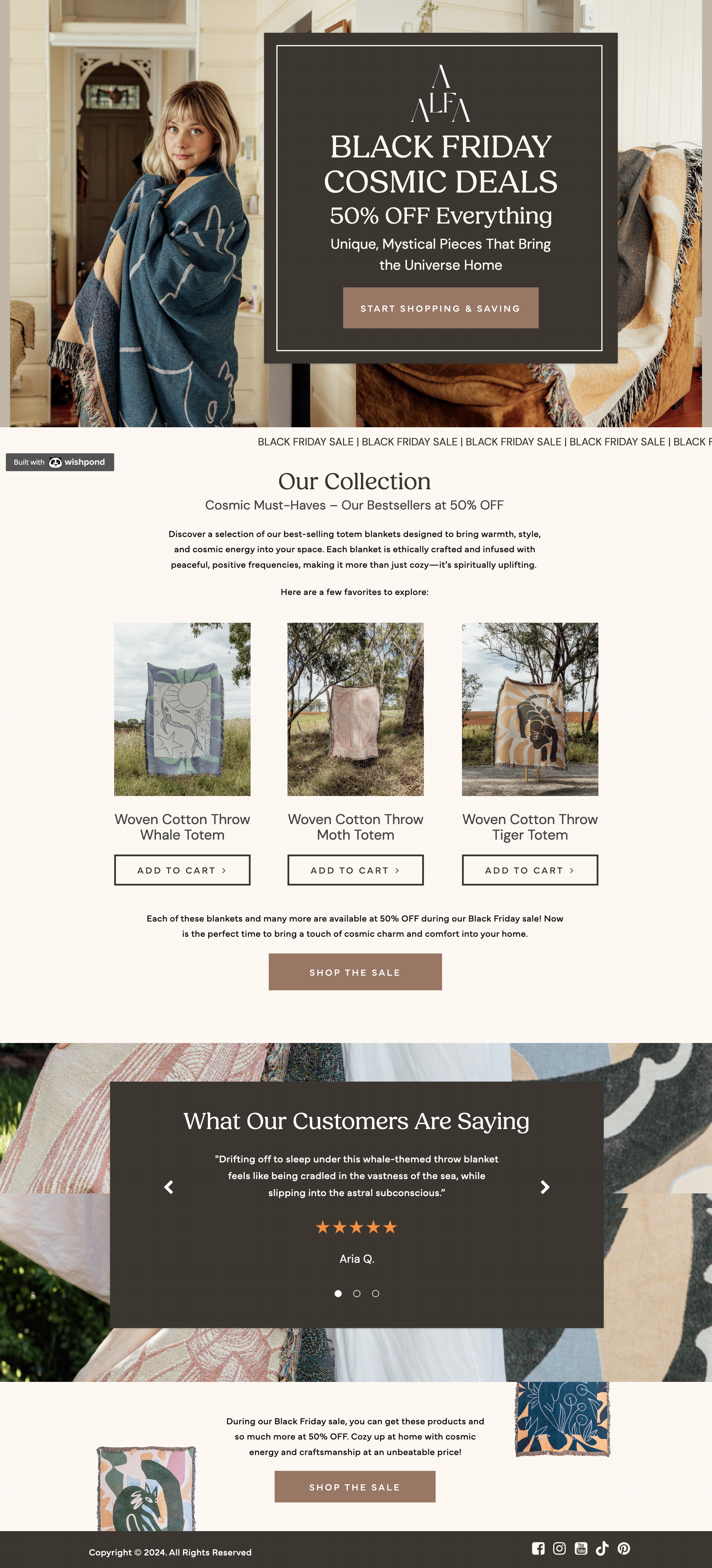 Landing Page Black Friday landing page