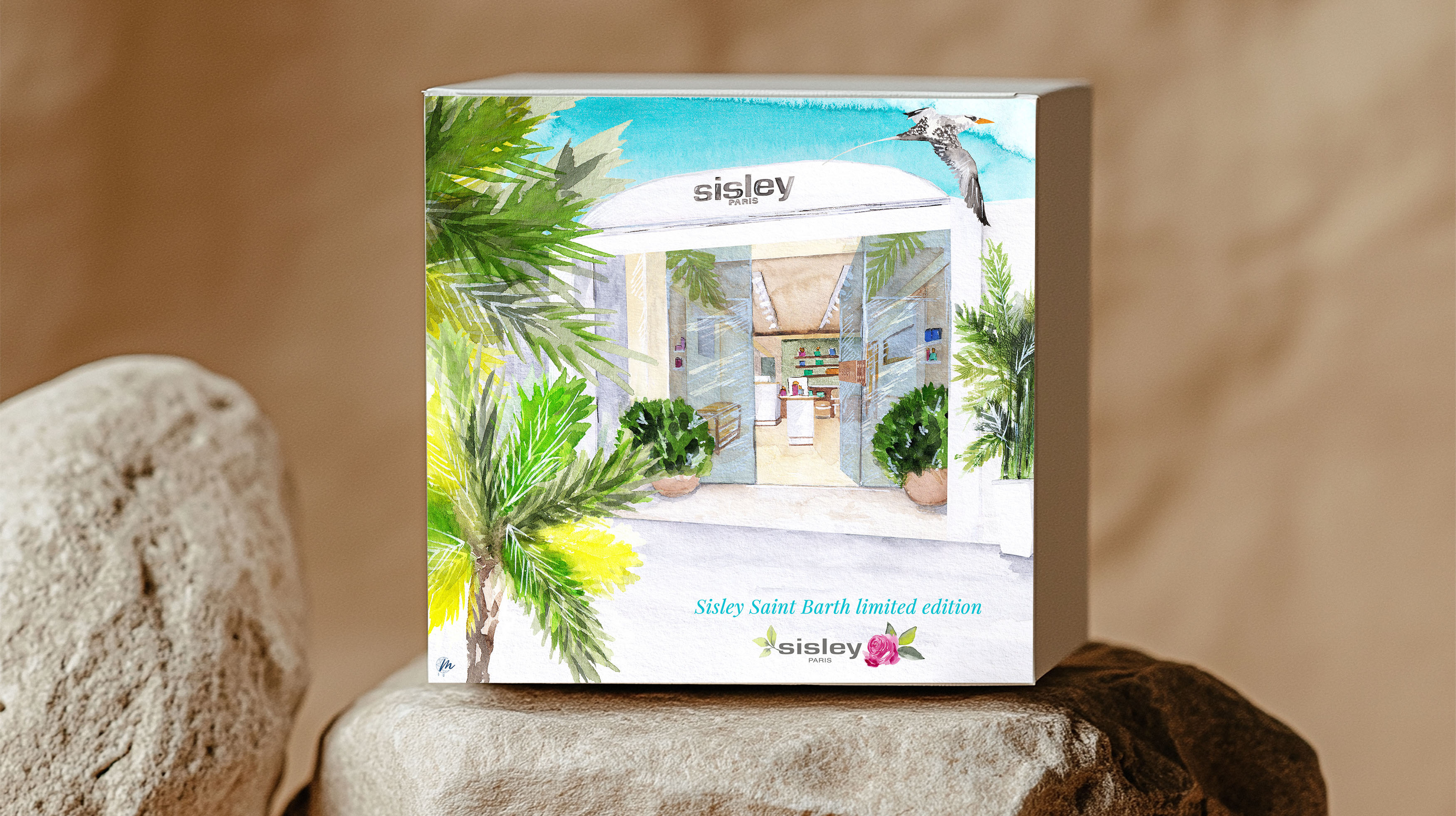Graphic Design & Illustration // Sisley Paris graphic design illustration watercolor