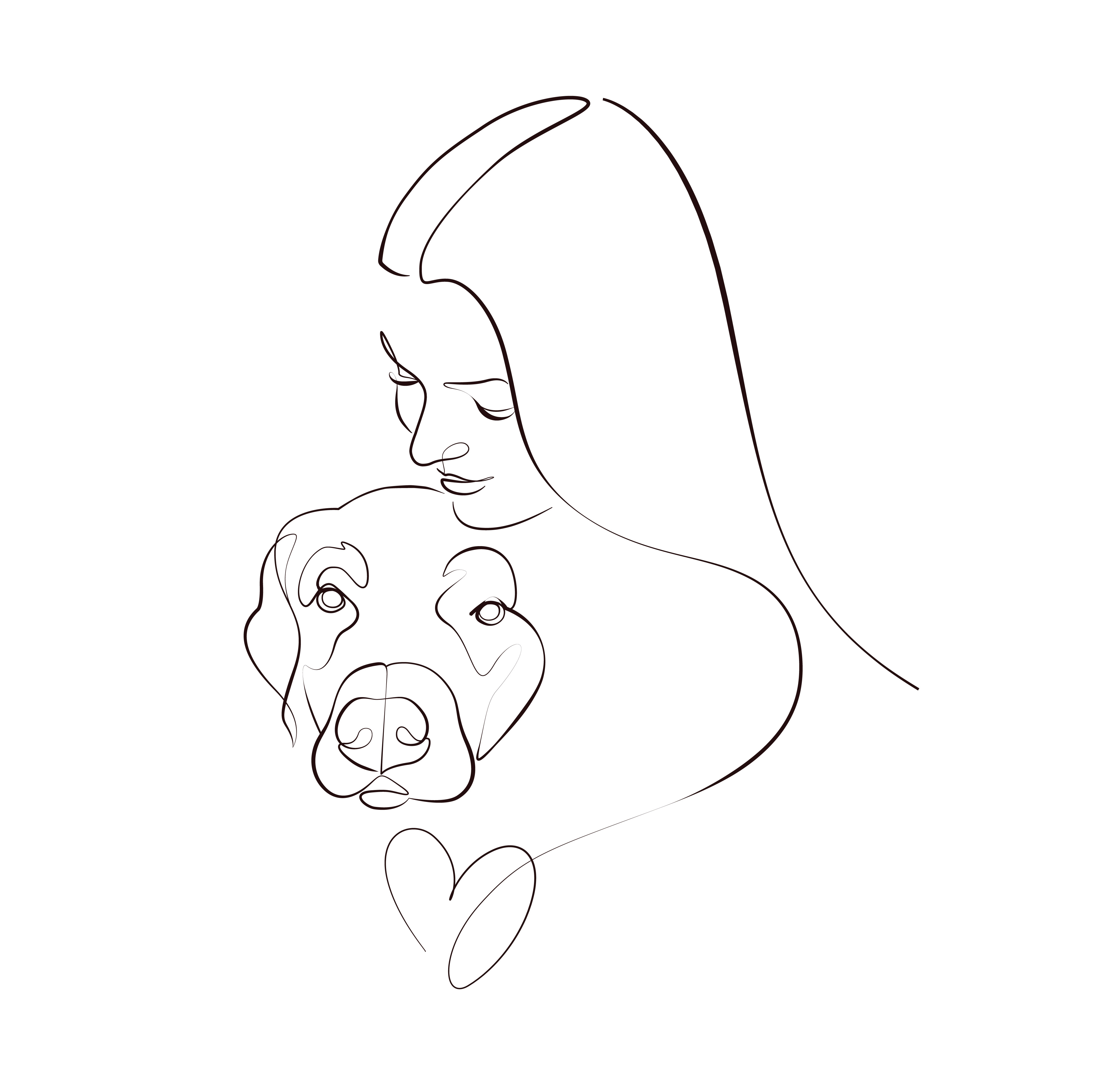 Example of Minimal Line Art Tattoo Designs