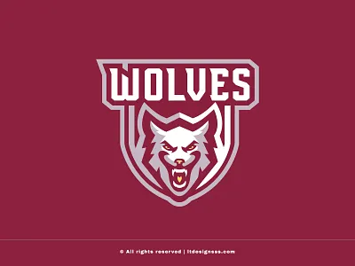 Wolves (alternative colour) branding design esports graphic design illustration logo mascot sports sports logo wolf wolf logo wolf mascots wolves wolves badge wolves logo wolves mascot wolves sports wolves sports logo