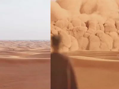 VFX Pro – Sandstorm & Forest Fire ash particles atmosphere fx burning forest cinematic vfx desert storm disaster vfx dust storm embers fx environment vfx fire fx firestorm forest fire heat haze movie vfx natural disaster particles fx sandstorm smoke fx wildfire wind fx