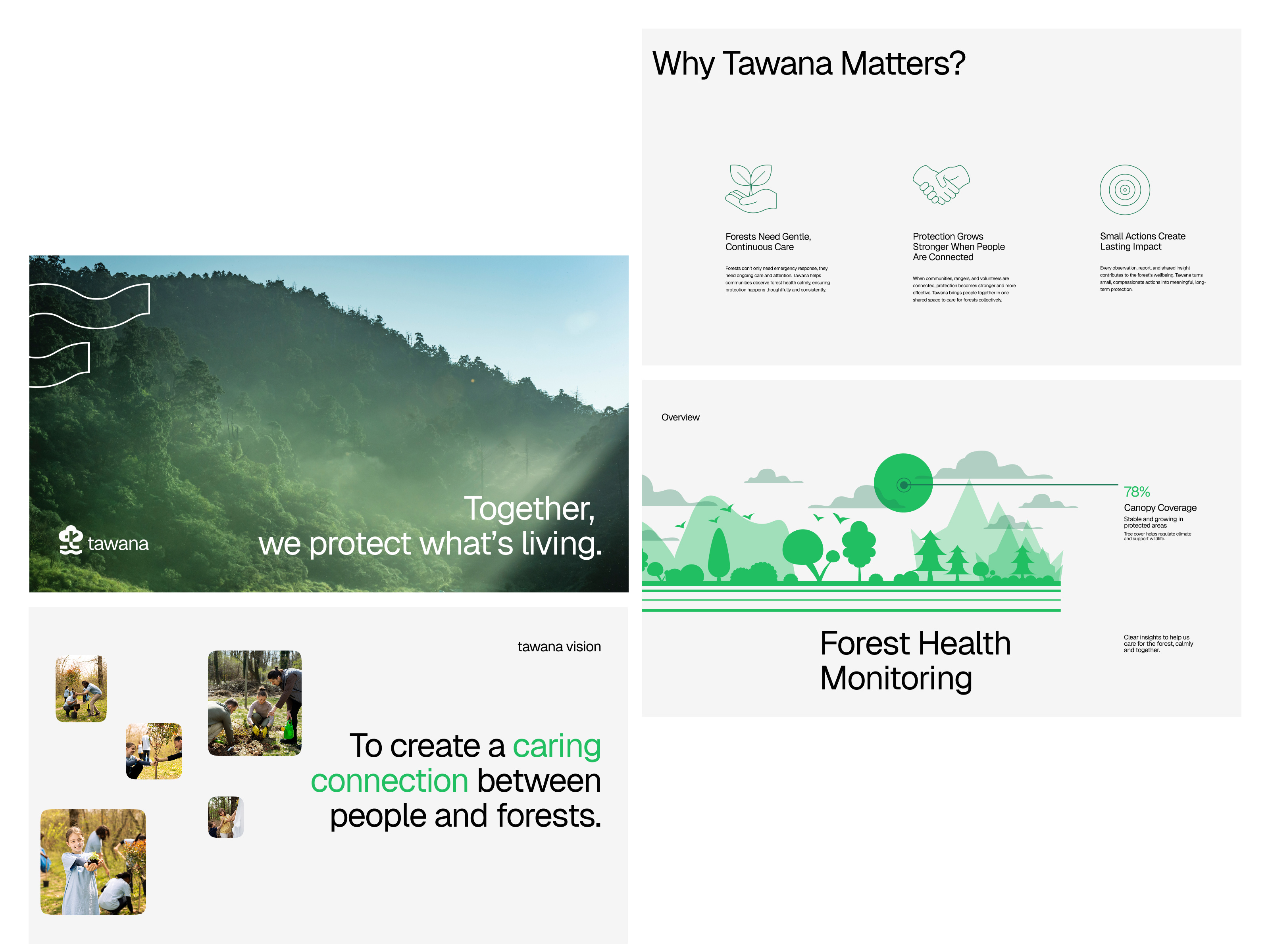 Example of Pitch Deck for Tawana — Community-Based Forest Protection