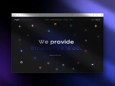 Galaxy Development — Web Design Concept brand design branding clean ui creative design figma graphic design interaction design landing page minimal prototype responsive design tech website ui ui design ux web design website