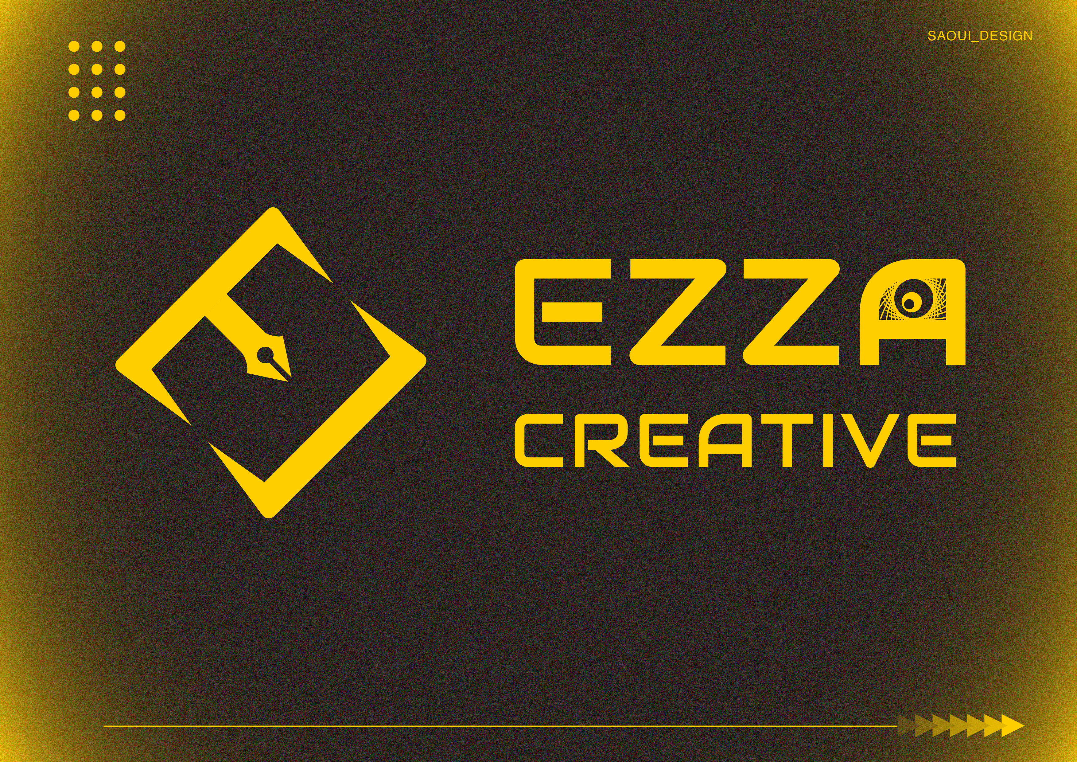 VISUAL IDENTITY FOR EZZA AGENCY brandidentity branding identitydesign logo logodesign visuelidentity