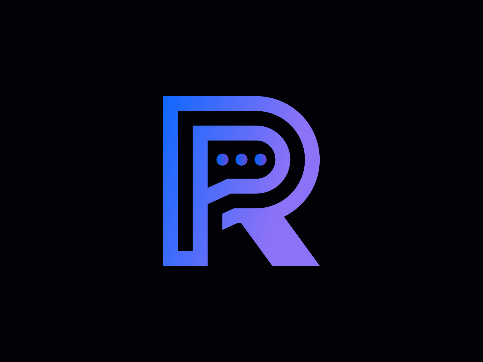 PR Chat Logo brand mark chat costom letter creative fintech initial letter pr lettermark logo logodesign logomark mark ppp rrr technologoy type ui visual identity