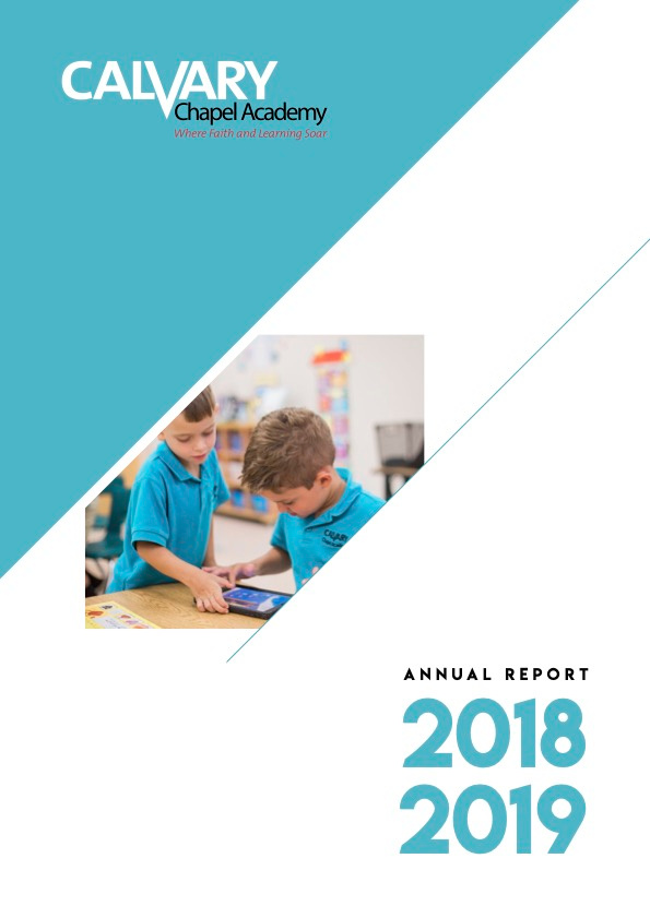 School Annual Report adobe indesign annual report christian school design print design school
