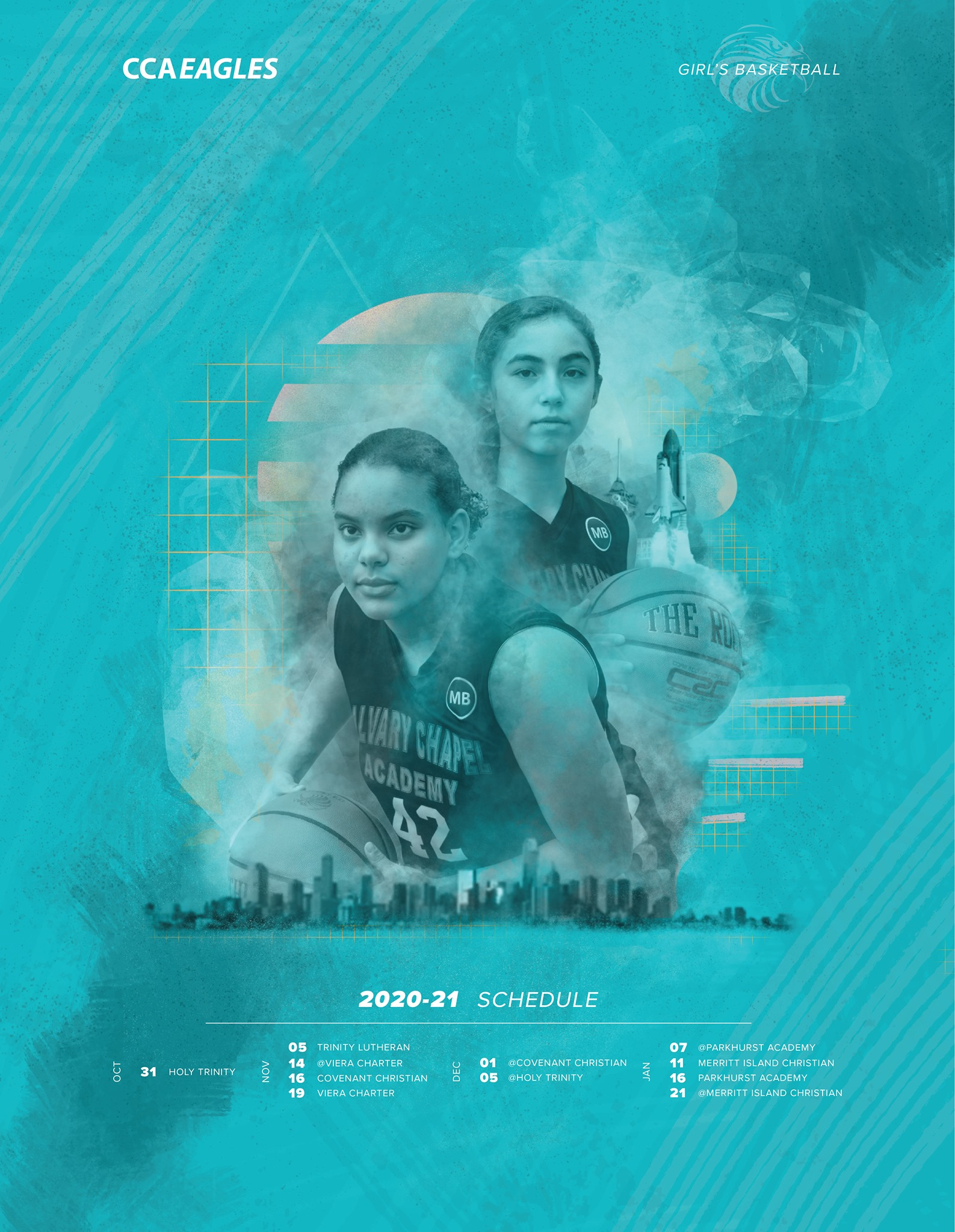 School Athletic Poster athletics basketball poster print print design womens basketball