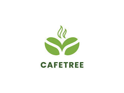 Cafe Tree Mark Logo Design brand identity branding cafe cafe shop cafe shop logo cafeteria cafetree design food branding food logo graphic design logo logo identity mark minimalist modern print shop logo tree logo tree logo design