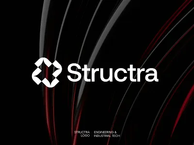 Structra - Modern Logo Design brand identity branding graphic design icon identity industries logo isometric logo logo logo design logo designer logo mark logodesign logos logotype s logo