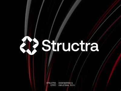 Structra - Modern Logo Design brand identity branding graphic design icon identity industries logo isometric logo logo logo design logo designer logo mark logodesign logos logotype s logo