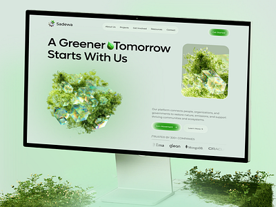 Sustainability Platform Web Design business aware community platform conserve ecosol eco web ecoui planet energy circular future design future leaf green node impact smart lanidng page living innov planet code sustain eco tech carbon uiux digital web design website