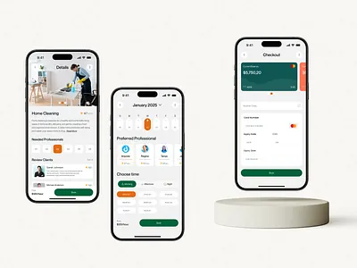 Home Care Service App app design cleaning services freelance app home services job app job marketplace marketplace mobile app ui on demand service online service app provider app service booking service hiring service marketplace task app ui design ux design