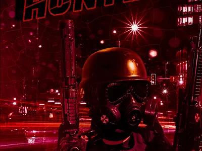 The Hunter graphic design manipulation photoshop