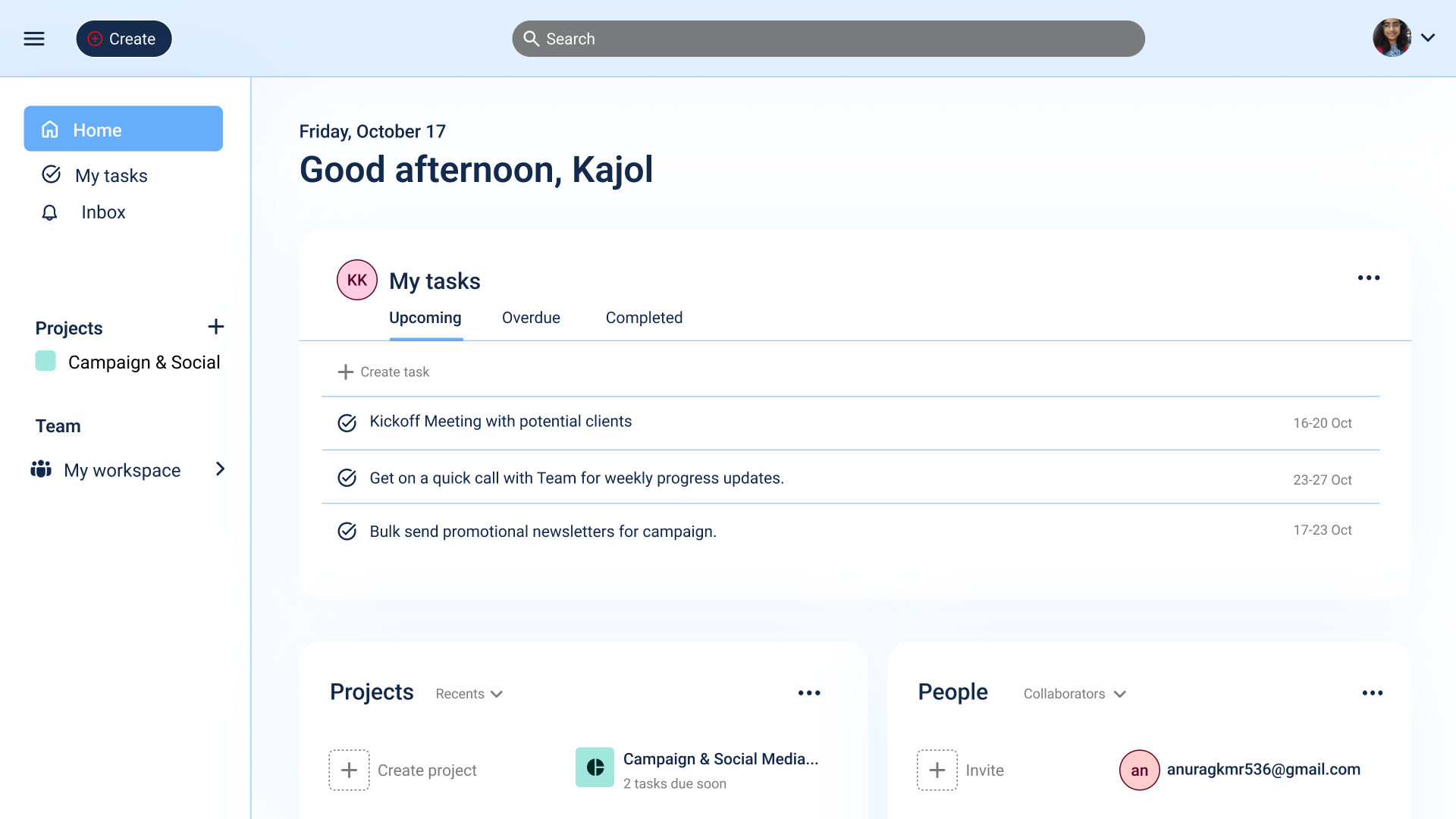 Task Management Dashboard 100daysofuichallenge figma taskmanagementtool uidesign uxdesign