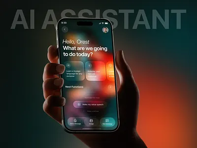 AI Productivity App UI ai ai app design ai chatbot design ai productivity ai reminder ai saas app design dark mode design inspiration minimal ui mobile mobile app mobile app design modern design productivity app smart assistant to do list design ui design uiux workflow planner
