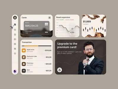 YexelPay ✦ Fintech Card Management Components analytics app branding charts components credit card management software customer list dashboard dashboard card dashboard design dashboard ui e wallet finance invesment minimal design payment sales analytics sales list transaction ui web app