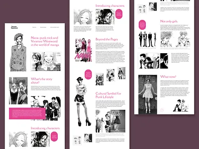 Longread page design longread ui web web design лонгрид