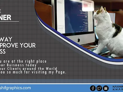 The Cat Banner graphic design manipulation phtoshop