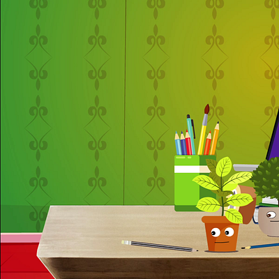 Plant my place - based on a viral meme animation design motion graphics vector