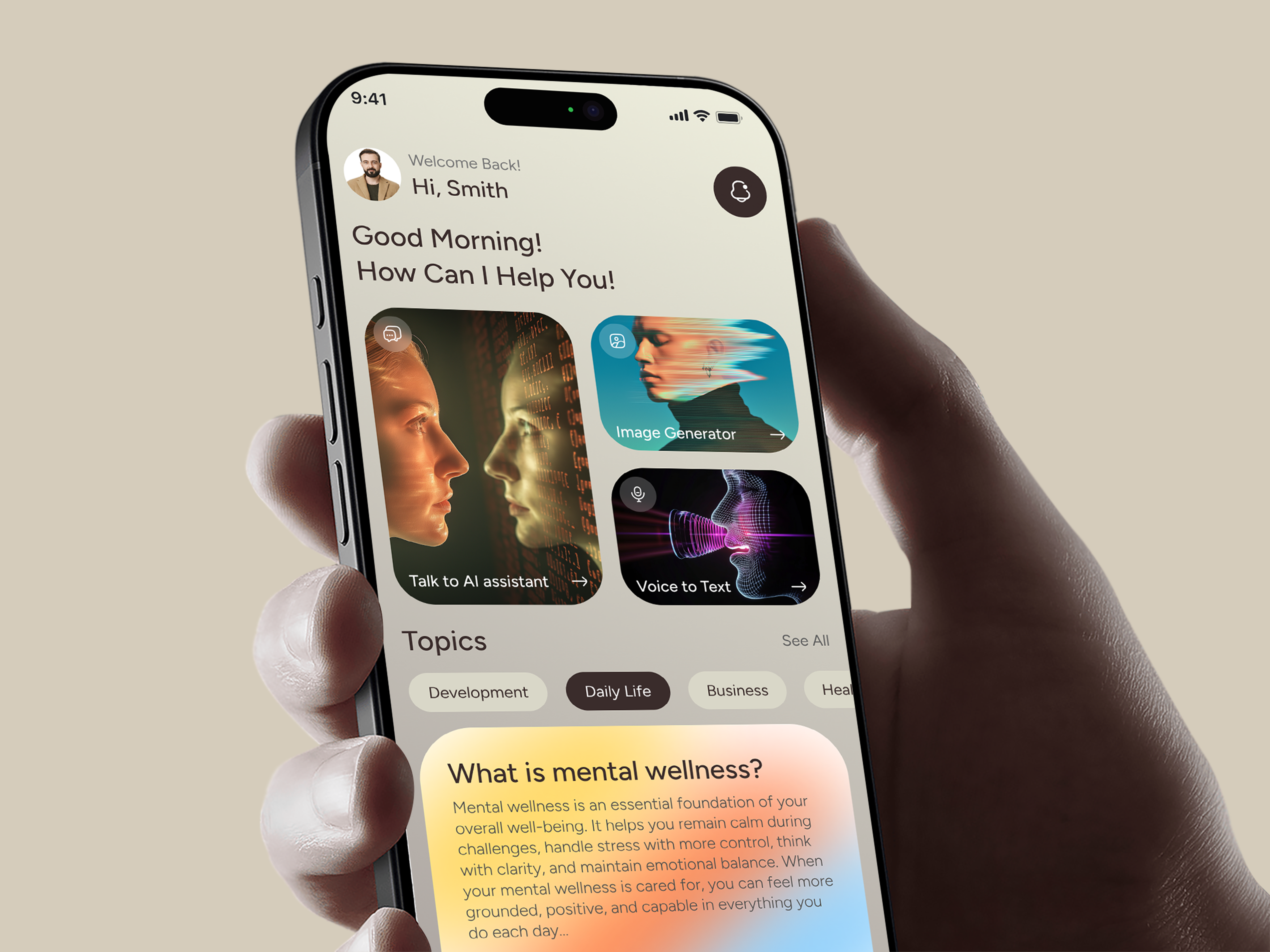 Quill AI Chat App UI – iOS with Voice, Pro Upsell & Tool ai ai chat app ai generation artificial intelligence chatbot mobile ui daily app document editor ui generative fill ios app mobile app premium upsell productivity app design prompt interface text to img voice assistant ui voice control